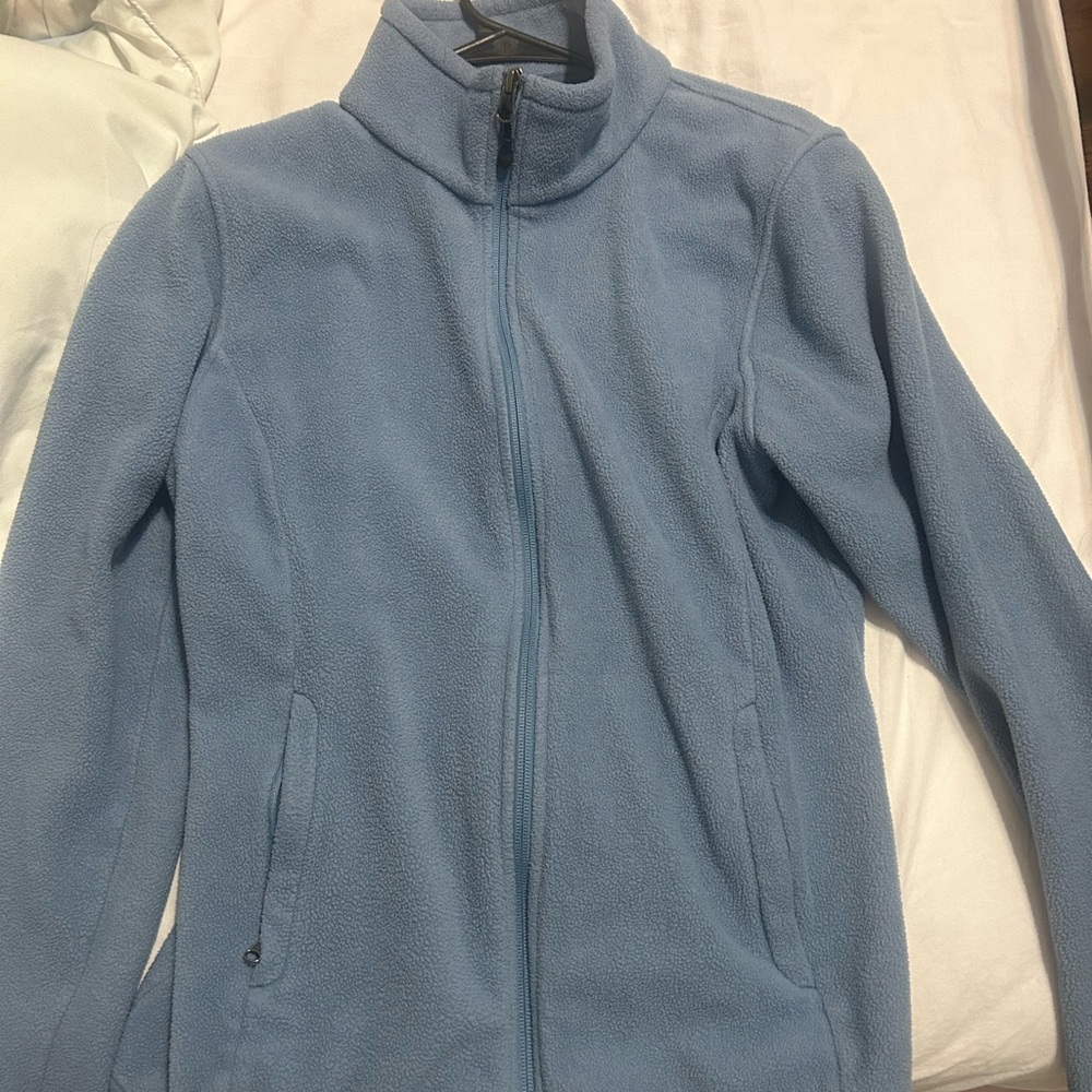 Blue warm jacket